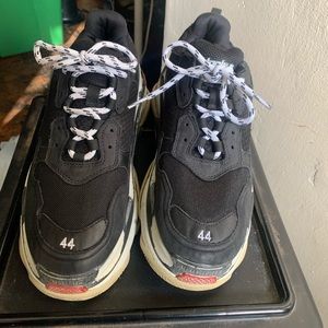 New Balenciaga shoes black size 44 European MEN .